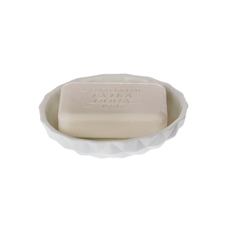 spirella Porte savon Porcelaine ALISON Blanc Spirella