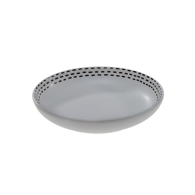 spirella Porte savon Porcelaine INES Noir & Blanc Spirella