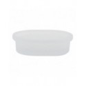 Spirella Porte Savon Verre YOKO MISTY Blanc Spirella
