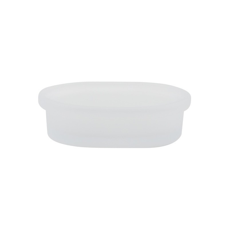 spirella Porte savon Verre YOKO MISTY Blanc Spirella