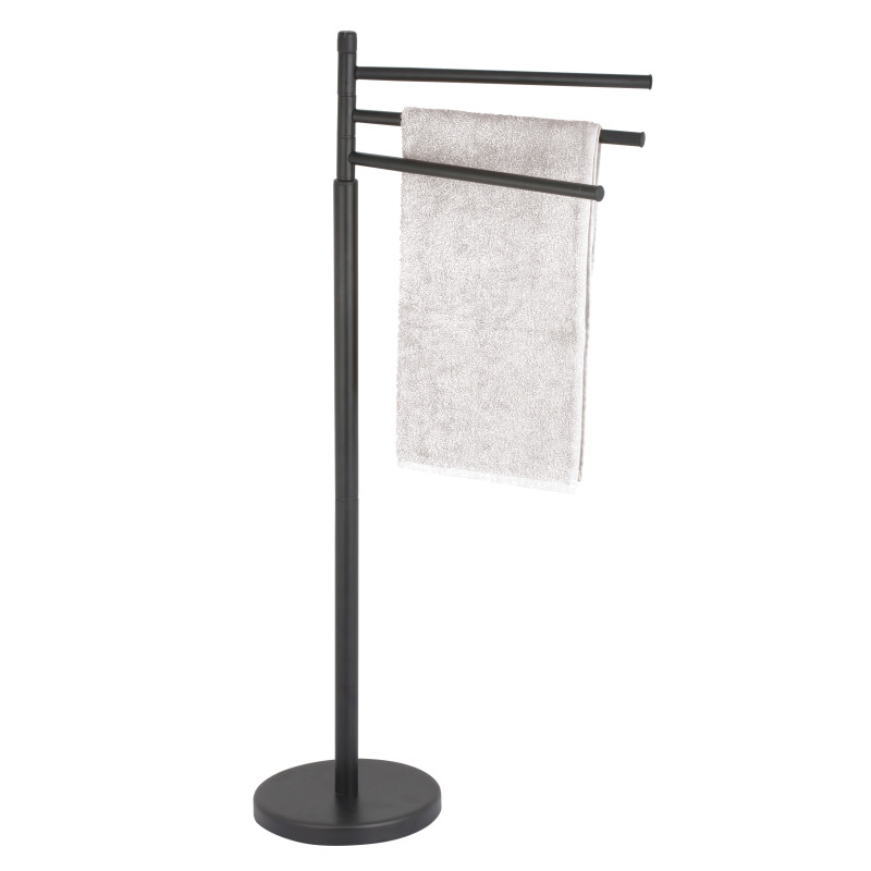 spirella Porte Serviettes 3 branches Acier ELLA Noir mat MSV