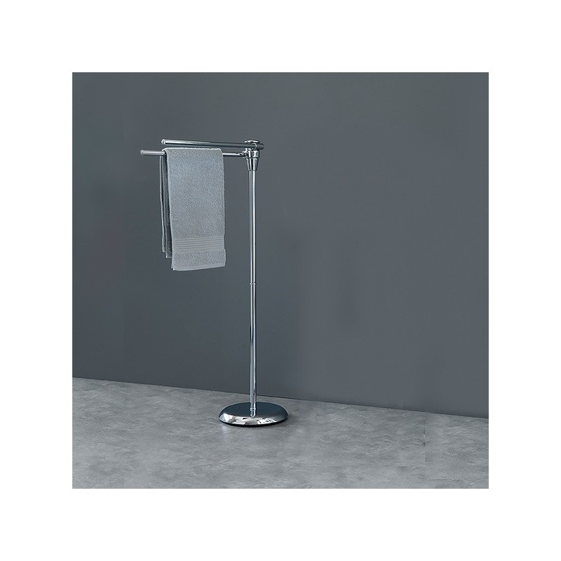 Spirella Porte Serviettes Double Acier DARWIN Chromé Spirella