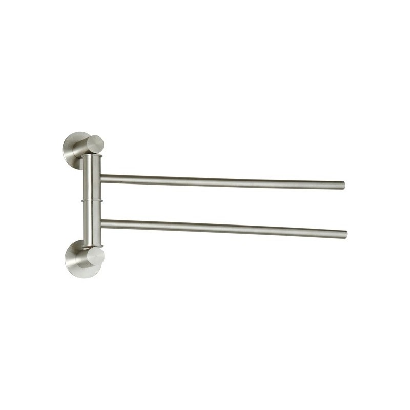 spirella Porte serviettes mural double Inox SIWA Brossé MSV