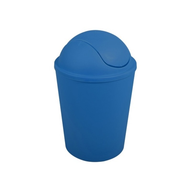 spirella Poubelle à  bascule AKO 5 5L Bleu Marine MSV