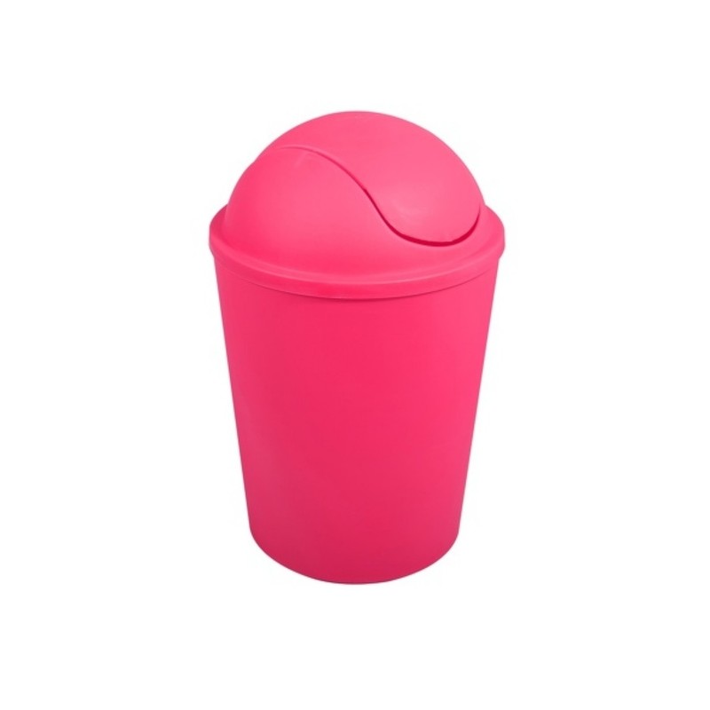 spirella Poubelle à  bascule AKO 5 5L Rose Fuschia MSV