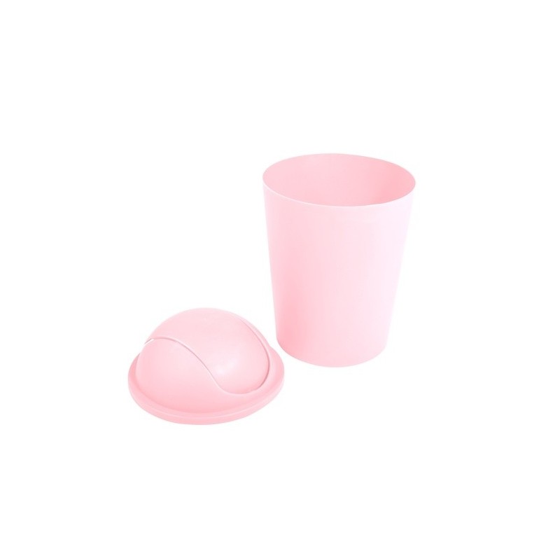 Spirella Poubelle à  Bascule AKO 5 5L Rose Pastel MSV