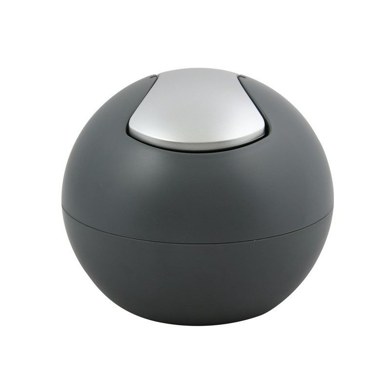 spirella Poubelle à  bascule BOWL MATT 1L Gris foncé mat Spirella