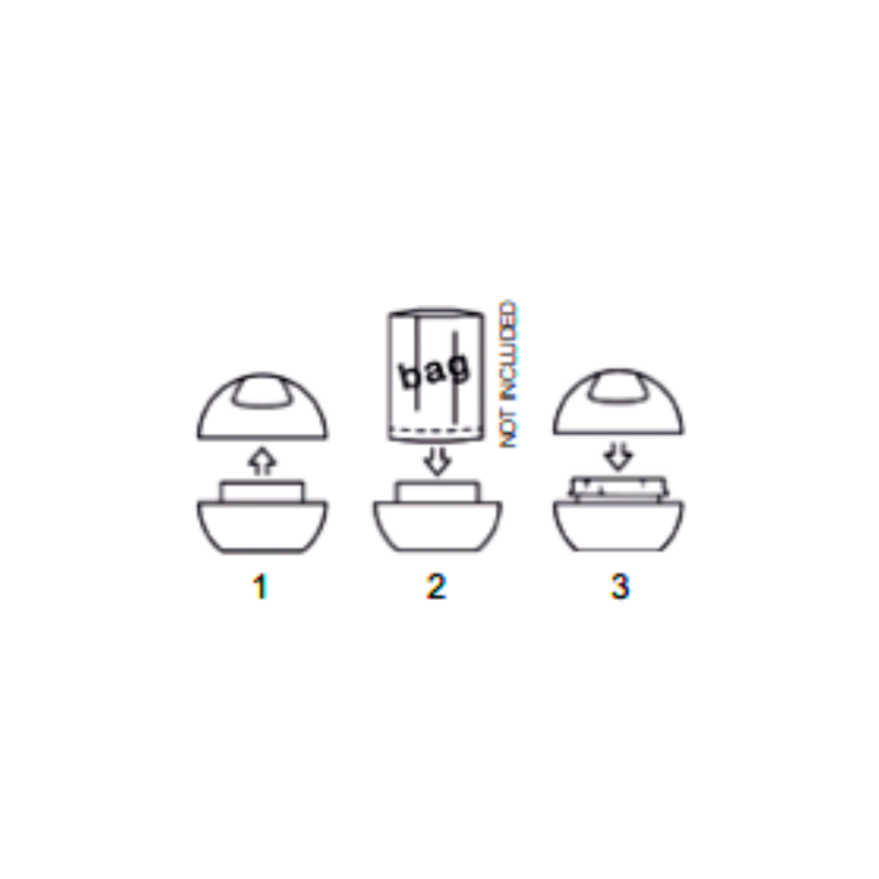 Spirella Poubelle à  Bascule BOWL MATT 1L Jaune Mat Spirella