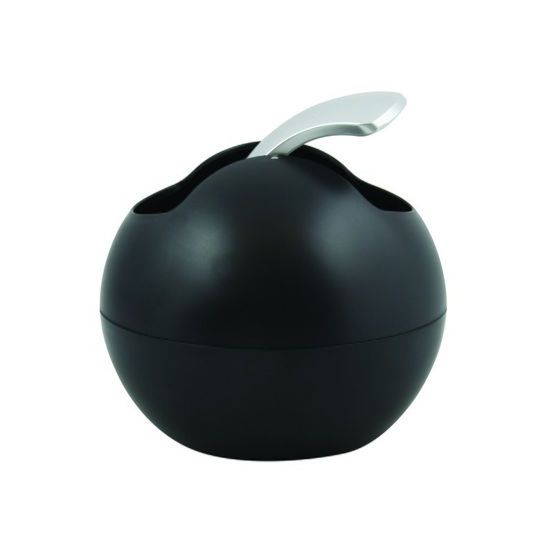Spirella Poubelle à  Bascule BOWL MATT 1L Noir Mat Spirella