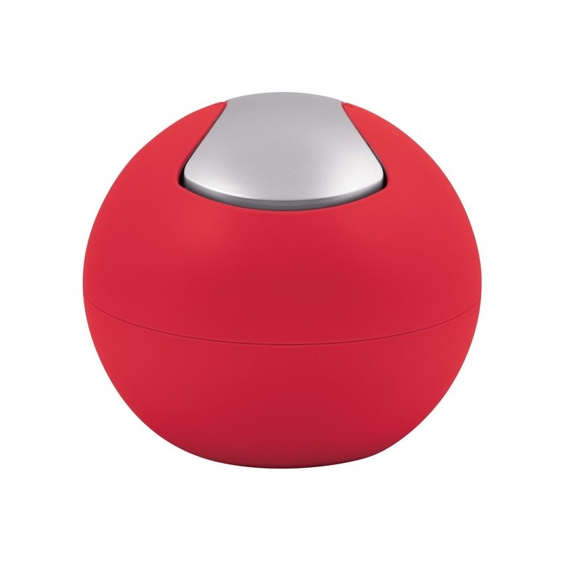 spirella Poubelle à  bascule BOWL MATT 1L Rouge mat Spirella