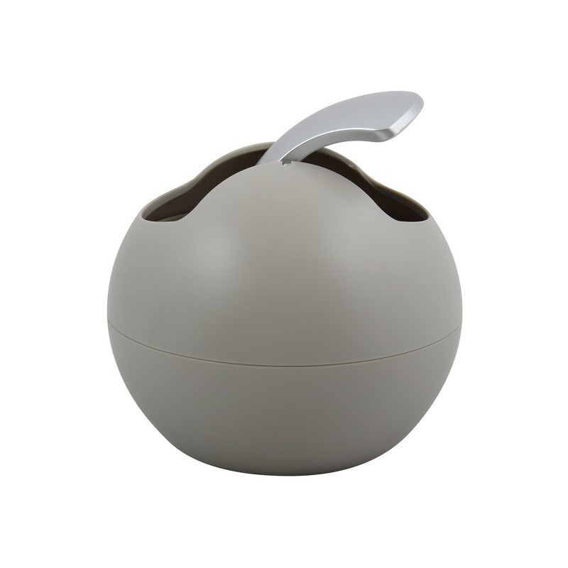 Spirella Poubelle à  Bascule BOWL MATT 1L Taupe Mat Spirella