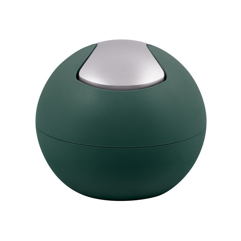 spirella Poubelle à  bascule BOWL MATT 1L Vert Foncé mat Spirella