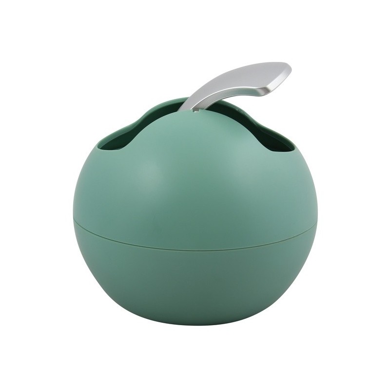 Spirella Poubelle à Bascule BOWL MATT 1L Vert Mat Spirella