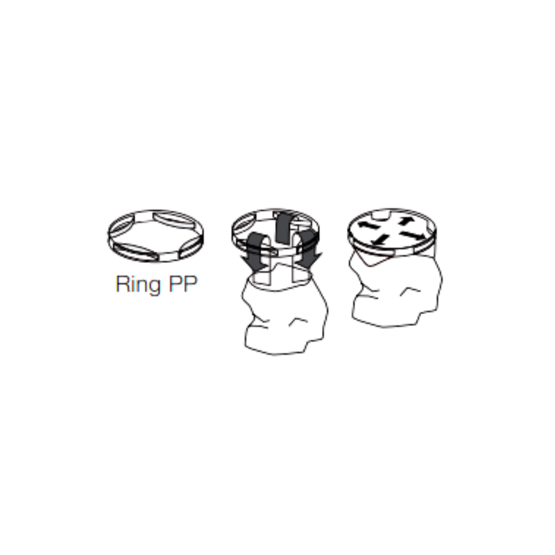 Spirella Poubelle à  Bascule COCCO 5L Rouge Spirella