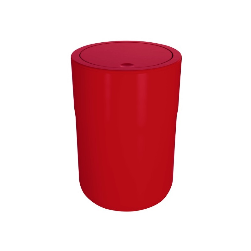 spirella Poubelle à  bascule COCCO 5L Rouge Spirella