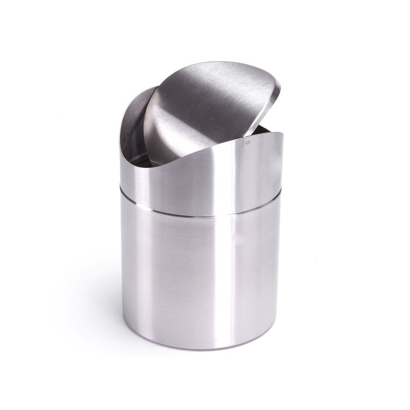 Spirella Poubelle à  Bascule De Table Ou Cosmétique 1 5L Inox MSV