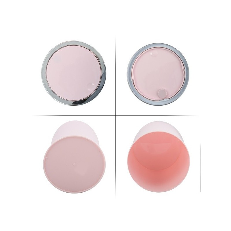 Spirella Poubelle à  Bascule KAMAKA 6L Rose Pastel MSV