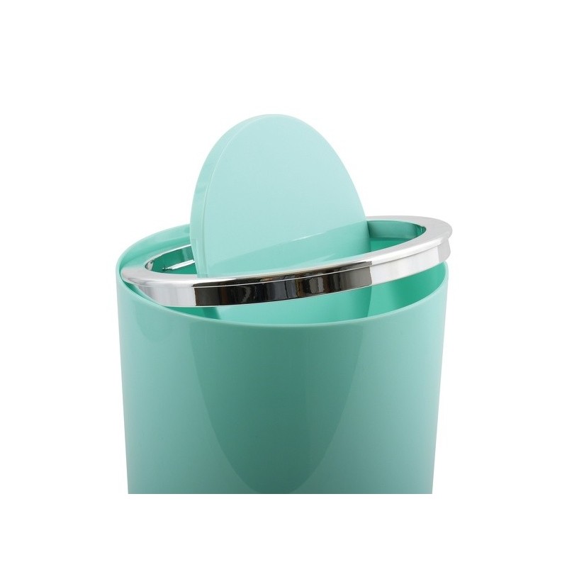 Spirella Poubelle à  Bascule KAMAKA 6L Vert Pastel MSV