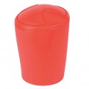 Spirella Poubelle à  Bascule MOVE 5L Frosty Rouge Spirella