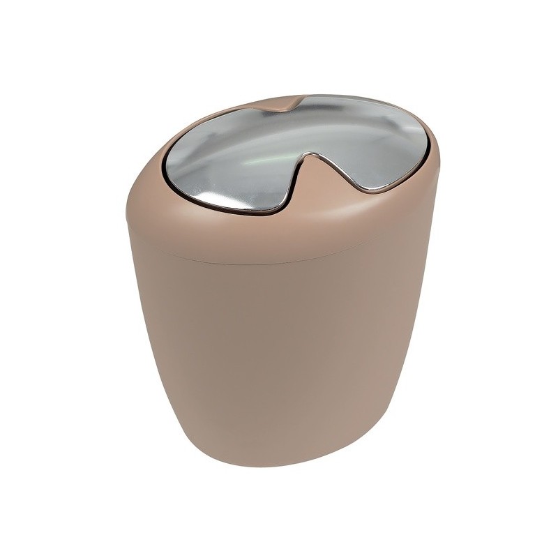 spirella Poubelle à  bascule Polyresine ETNA 7L Beige Bahamas Spirella