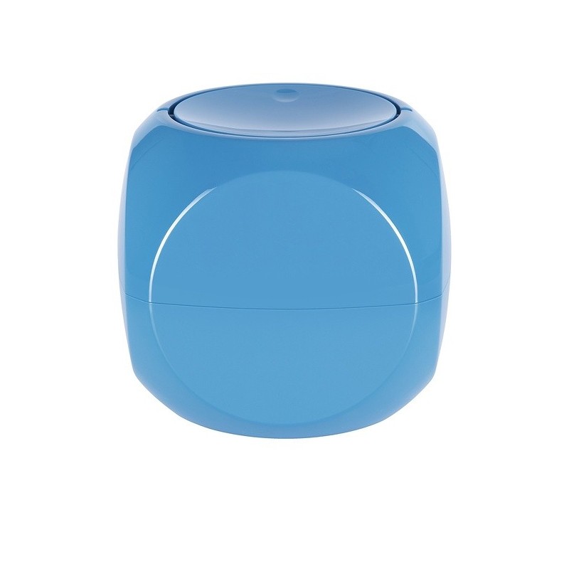 spirella Poubelle à  bascule Poubelle PP DICE 1L Bleu Spirella