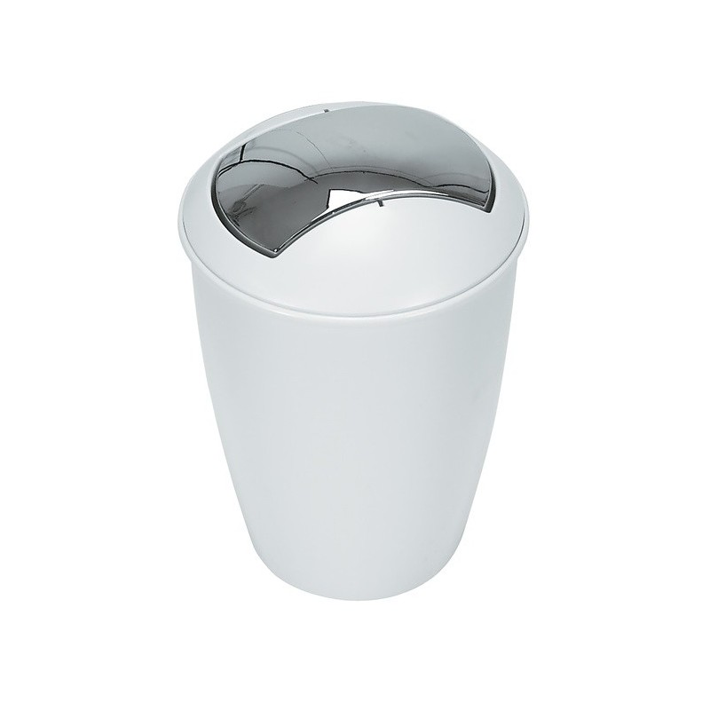 spirella Poubelle à  bascule PP ATLANTA 5L Blanc Spirella