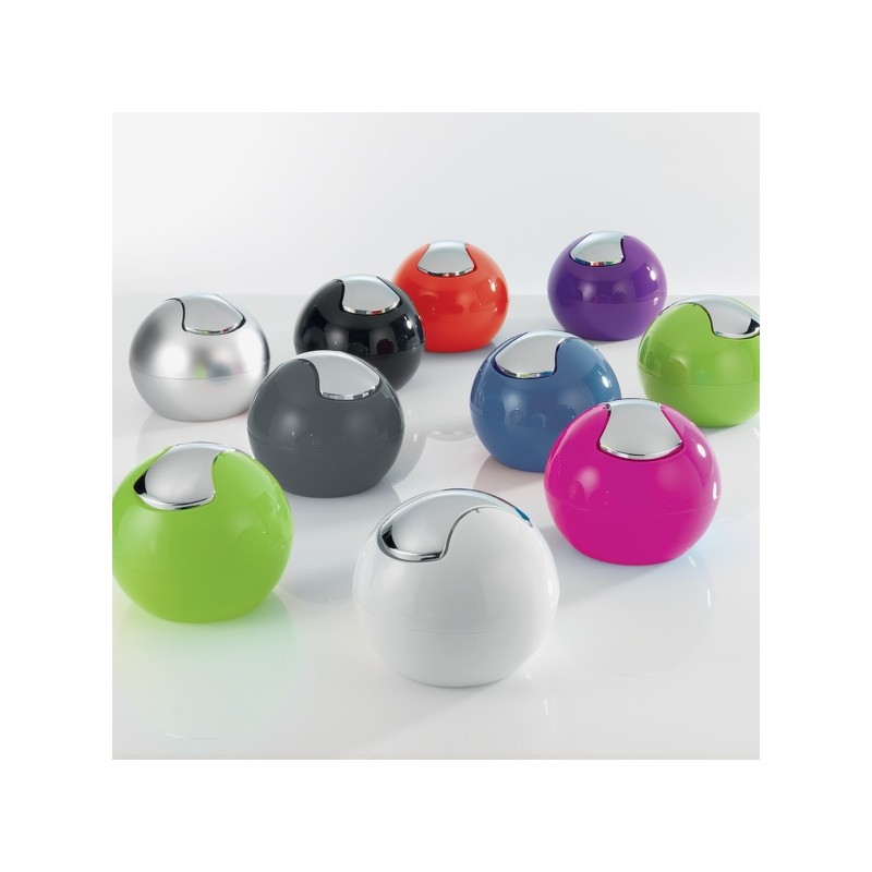 Spirella Poubelle à  Bascule PP BOWL 1L Gris Foncé Spirella