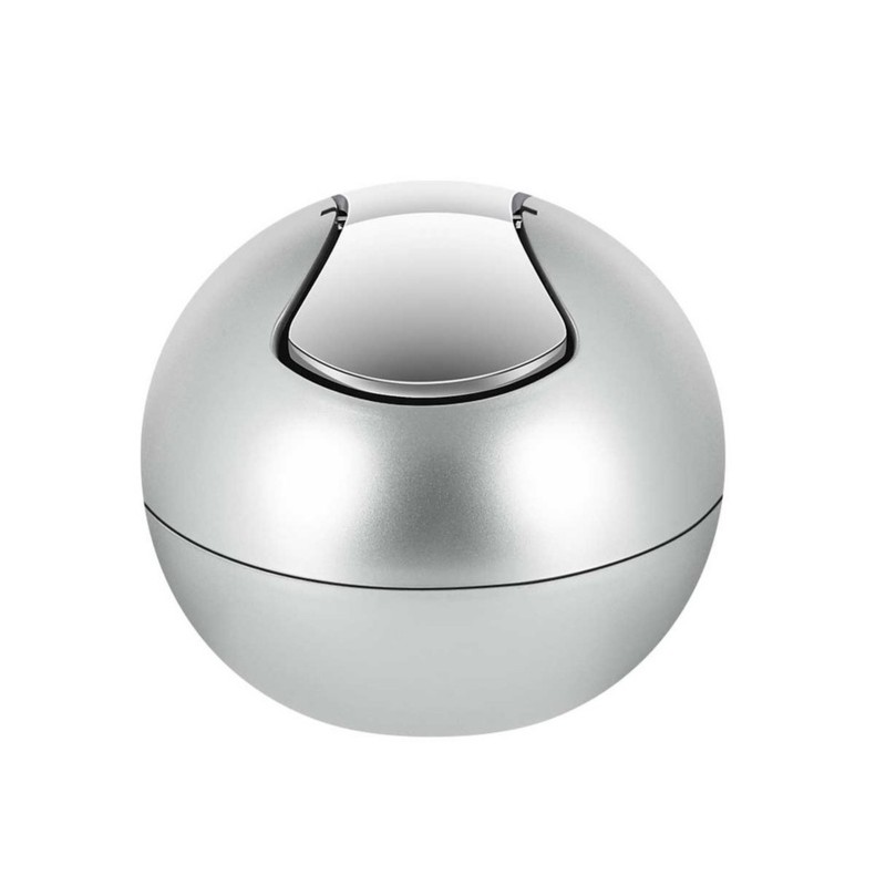 spirella Poubelle à bascule PP BOWL 1L Gris Silver Spirella spirella Poubelle à bascule PP BOWL 1L Gris Silver Spirella