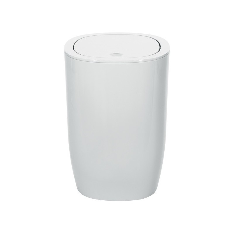 spirella Poubelle à bascule PP PURE 4L Blanc Spirella
