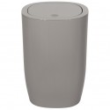 Spirella Poubelle à  Bascule PP PURE 4L Taupe Spirella