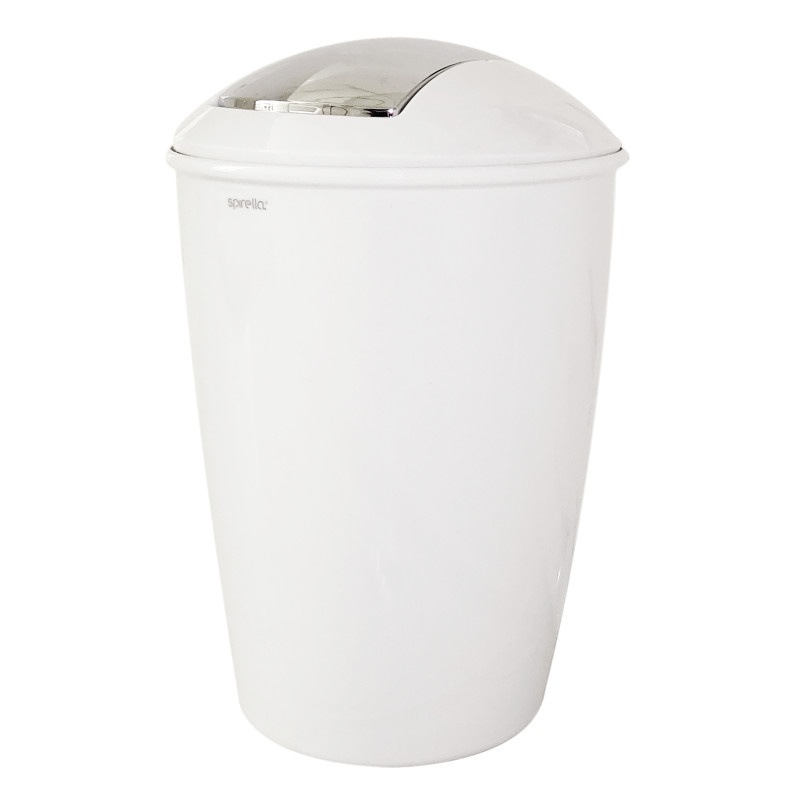 Spirella Poubelle à  Bascule PS SYDNEY 5L Blanc Spirella