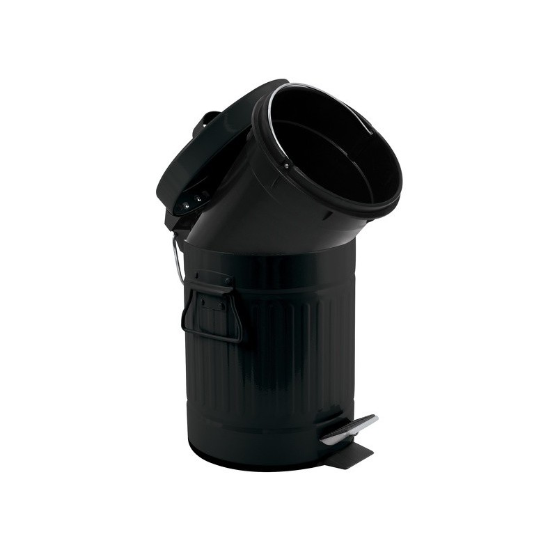 Spirella Poubelle à  Pédale Acier 3L HABANA Noir MSV