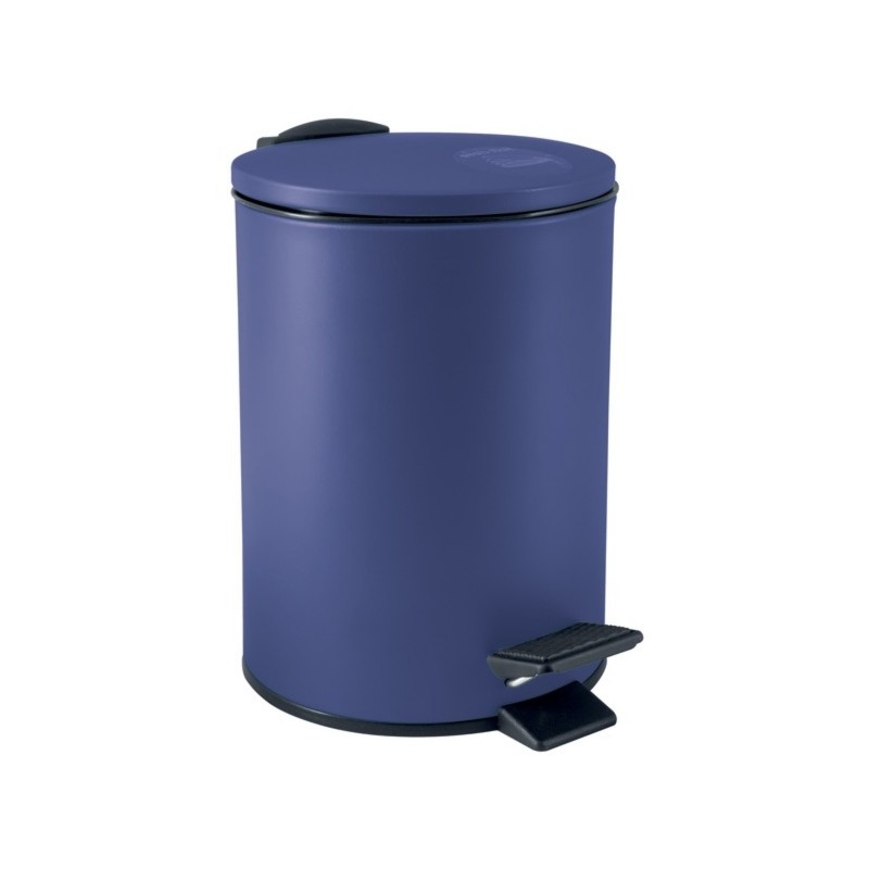 spirella Poubelle à  pédale Acier ADELAR 3L Bleu mat Spirella