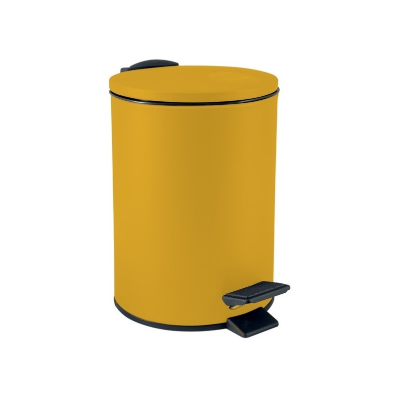 spirella Poubelle à  pédale Acier ADELAR 3L Jaune Soleil mat Spirella
