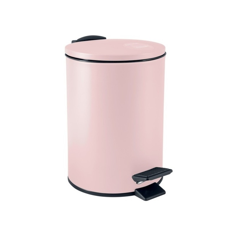 spirella Poubelle à  pédale Acier ADELAR 3L Rose mat Spirella