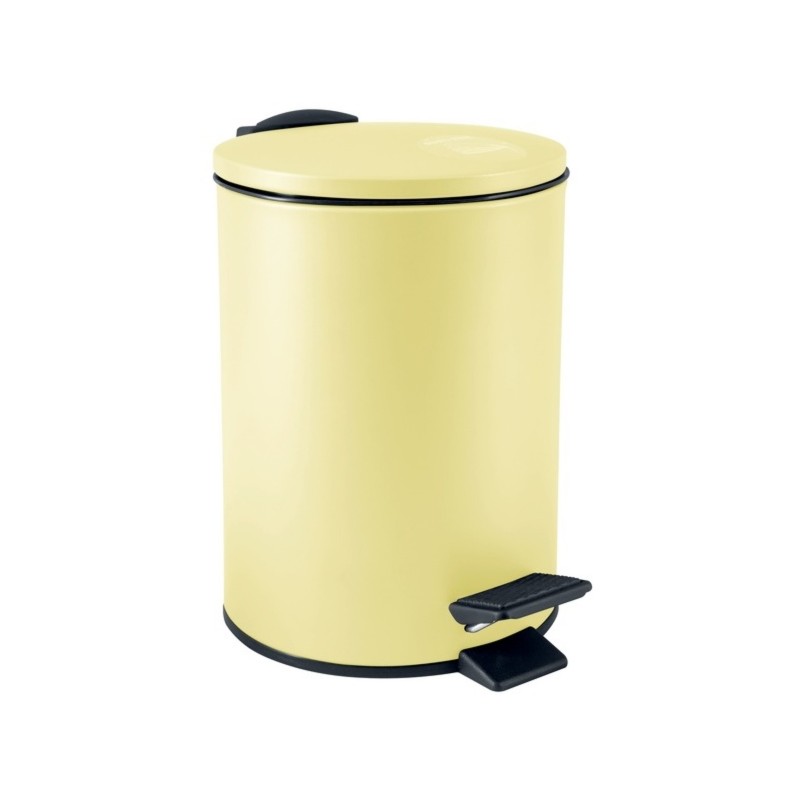 spirella Poubelle à  pédale Acier ADELAR 5L Jaune mat Spirella