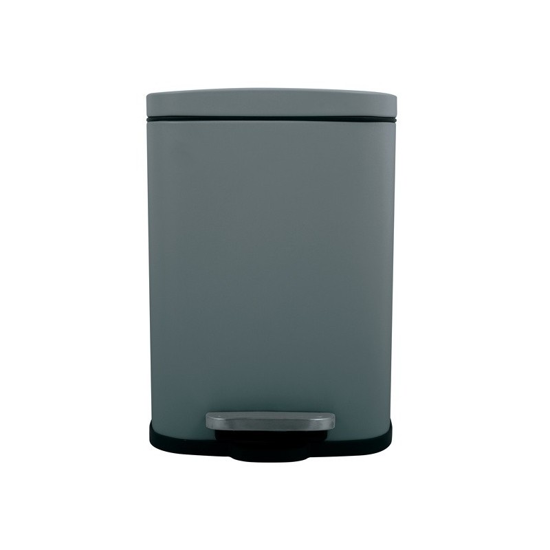 Spirella Poubelle à  Pédale Acier AKIRA 12L Gris Mat Spirella