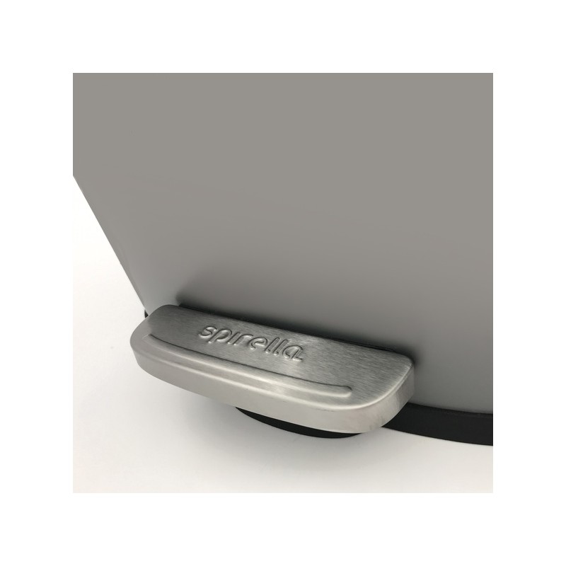Spirella Poubelle à  Pédale Acier AKIRA 12L Taupe Mat Spirella