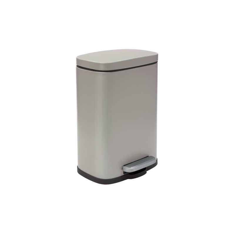 spirella Poubelle à  pédale Acier AKIRA 12L Taupe mat Spirella