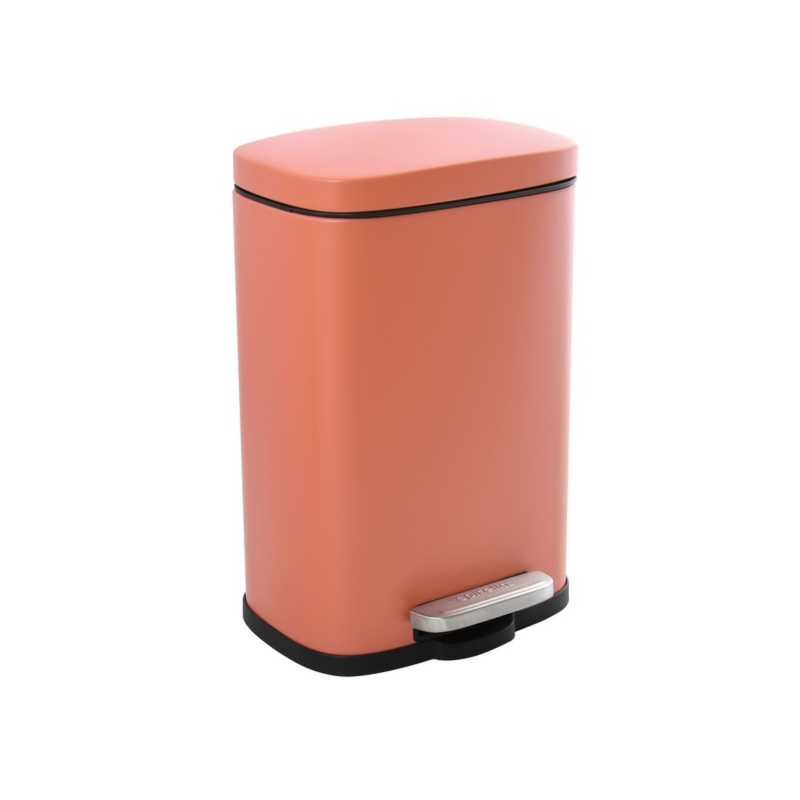 spirella Poubelle à  pédale Acier AKIRA 5L Terracotta mat Spirella