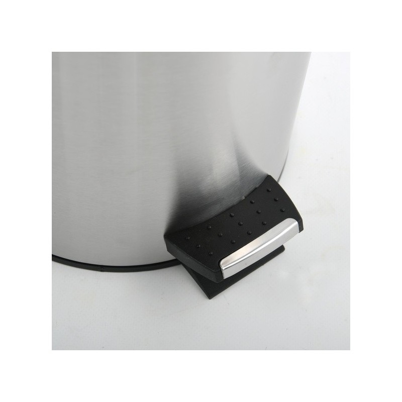 Spirella Poubelle à  Pédale Acier & Bambou ADONIS 5L Brossé Spirella