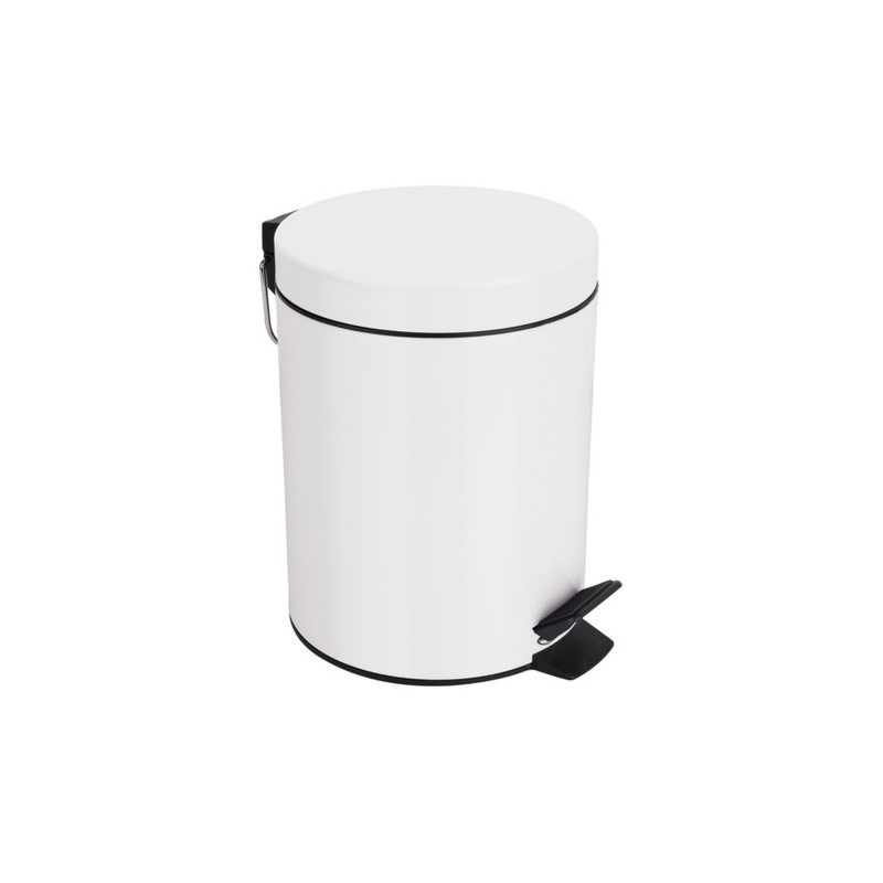spirella Poubelle à  pédale Acier SYDNEY 5L Blanc Spirella