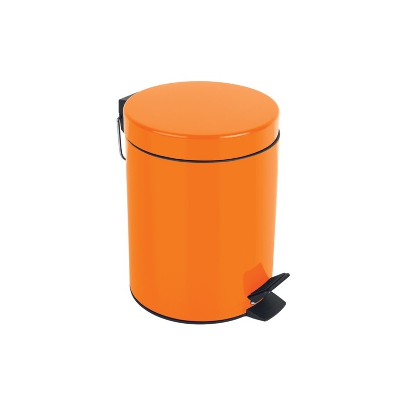 spirella Poubelle à  pédale Acier SYDNEY 5L Orange Spirella