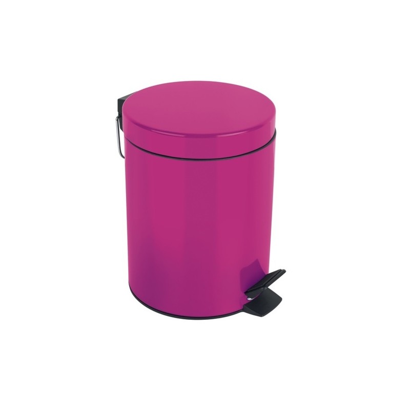spirella Poubelle à  pédale Acier SYDNEY 5L Rose foncé Spirella