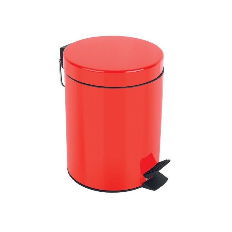 spirella Poubelle à  pédale Acier SYDNEY 5L Rouge Spirella