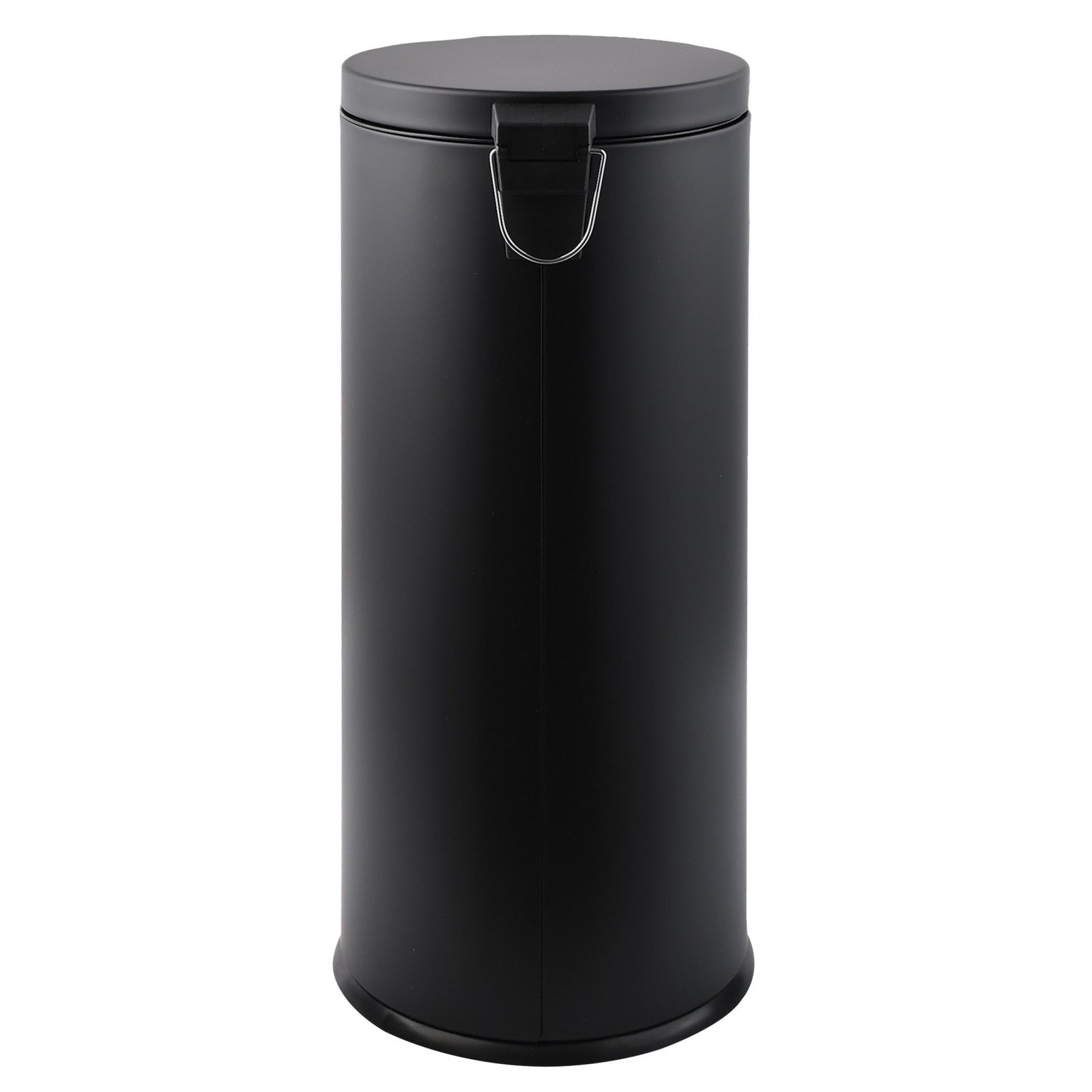 Spirella Poubelle à Pédale De Cuisine Inox 30L Noir Mat MSV