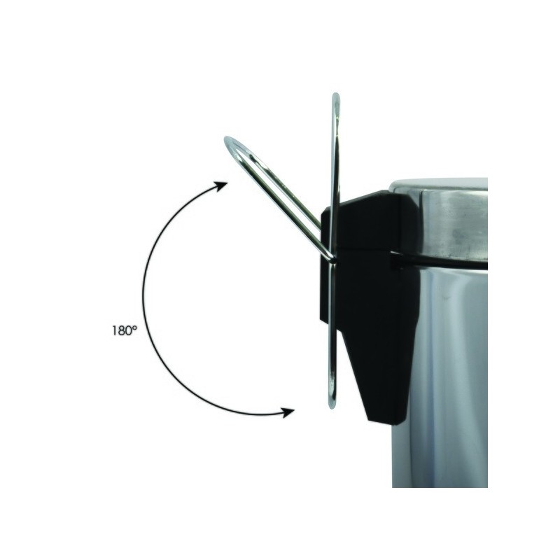 Spirella Poubelle à Pédale De Cuisine Inox Miroir 30L Inox MSV