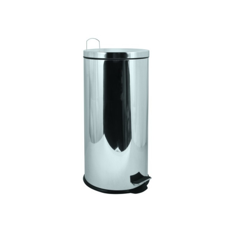 spirella Poubelle à pédale de cuisine Inox Miroir 30L Inox MSV spirella Poubelle à pédale de cuisine Inox Miroir 30L Inox MSV