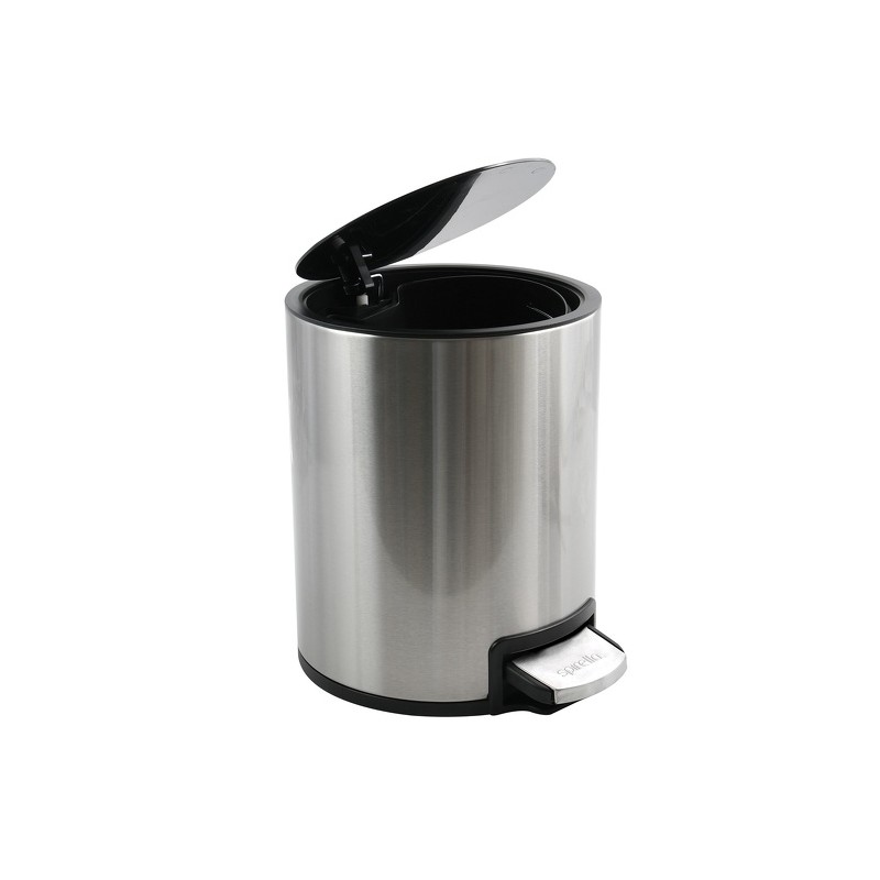 Spirella Poubelle à  Pédale Inox RIKU 3L Brossé Spirella