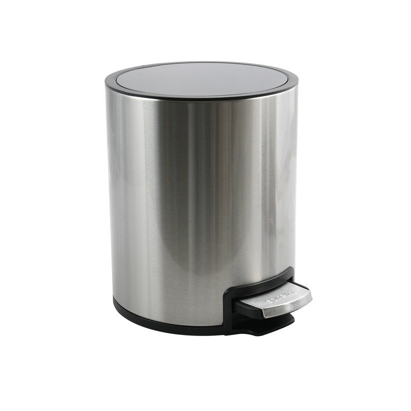 spirella Poubelle à  pédale Inox RIKU 3L Brossé Spirella